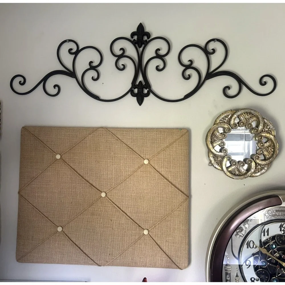 Rustic Burlap Photo Collage Board Hanging Picture Display 20x16 Farmhouse